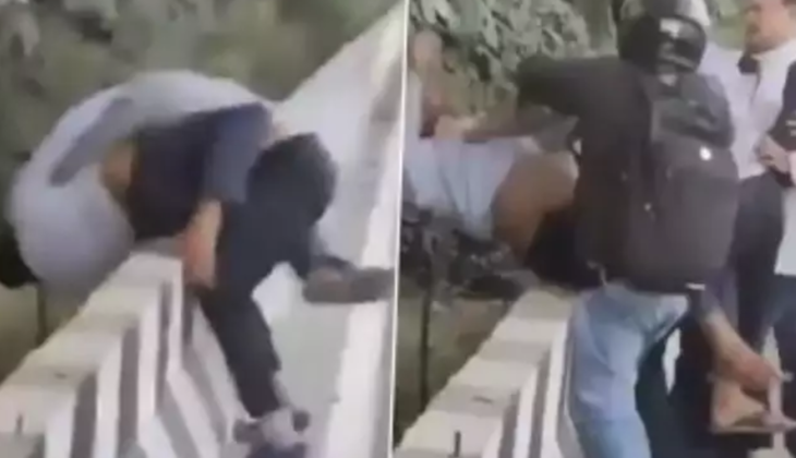 noida fight viral video