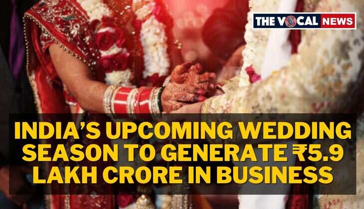 India&rsquo;s Upcoming Wedding Season to Generate ₹5.9 Lakh Crore in Business