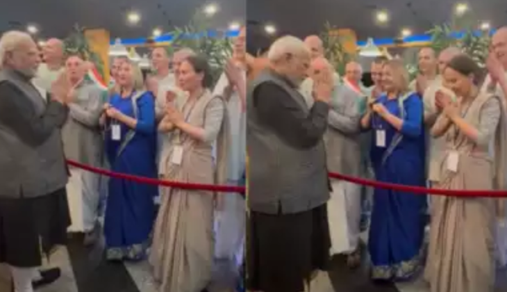 BRICS Summit: Russian Women Dazzle in Traditional Sarafan Dresses to Welcome PM Modi – Discover the Cultural Significance!