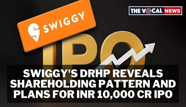 Swiggy's DRHP Reveals Shareholding Pattern and Plans for INR 10,000 Cr IPO