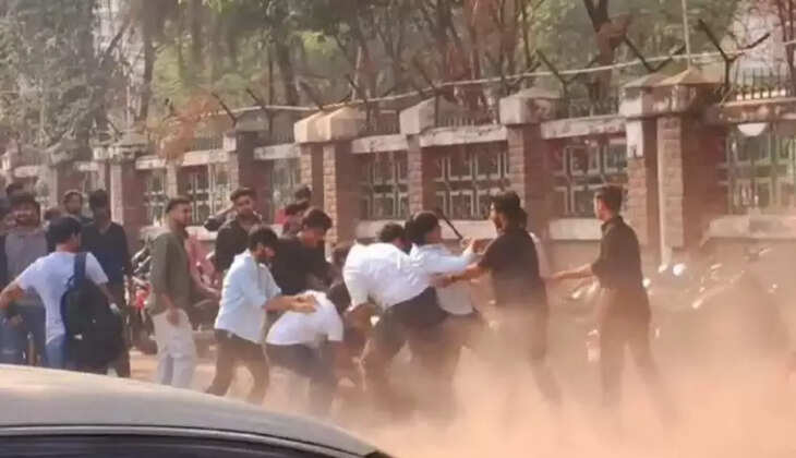 Sharda University Fight