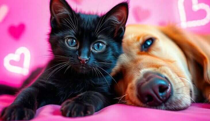 Black Cat and Golden Retriever Personalities: Opposites That Attract - Read Now