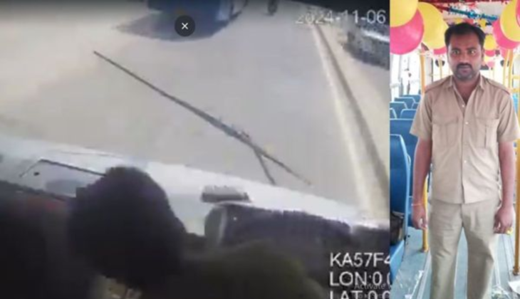 Heart skips a beat, hero conductor saves the day: BMTC driver's collapse averts Bengaluru bus crash