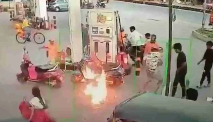 Hyderabad Petrol Pump Fire incident