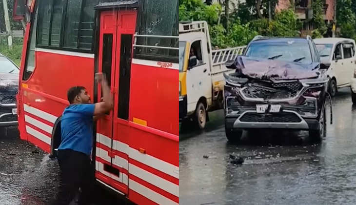 MG Hector Accident