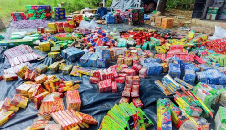 Diwali Crackdown: Noida Police Confiscate ₹1 Million in Illicit Firecrackers as Safety Campaign Heats Up