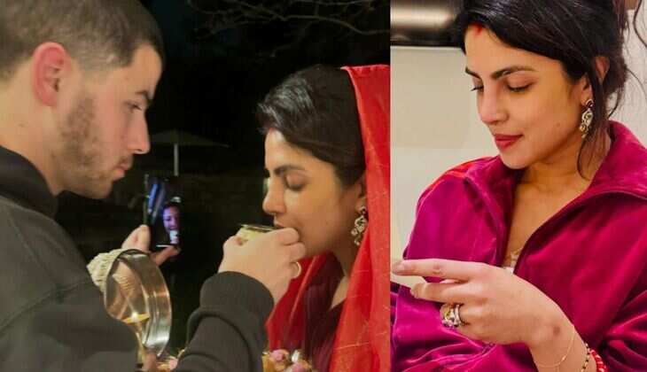 Priyanka Chopra Celebrates Karwa Chauth in a Tracksuit with Nick Jonas