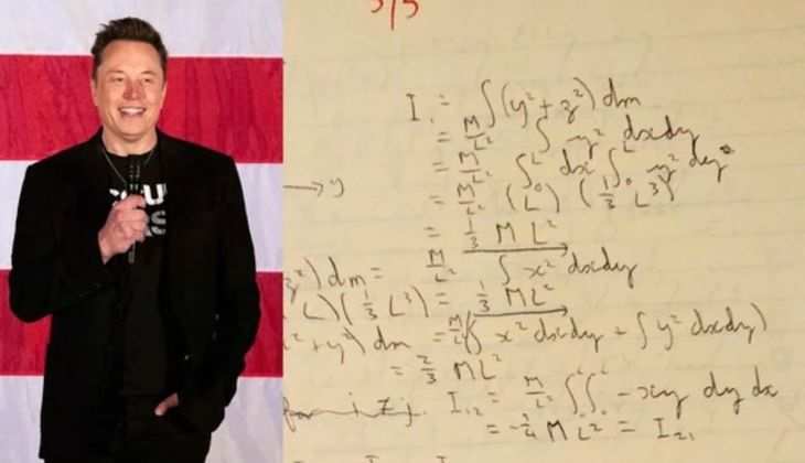 Elon Musk Responds to Viral Pics of His College Physics Homework: 'There Are Some Pages Missing