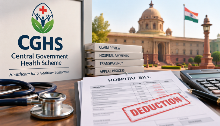 CGHS bill deductions