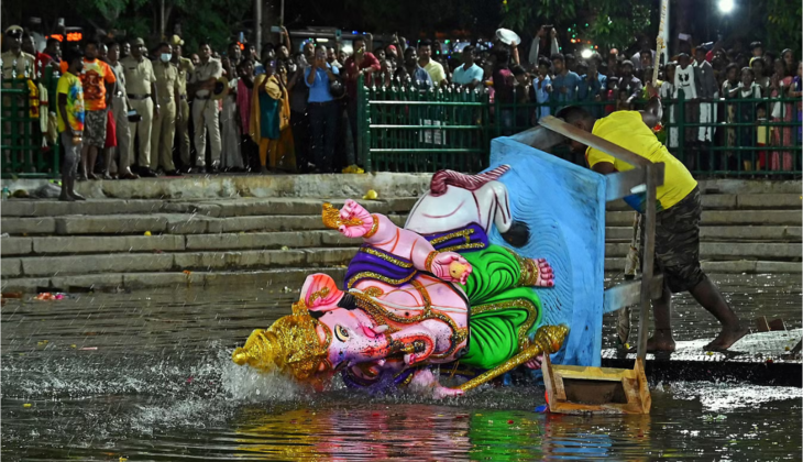 Ganesh Immersion in Bangalore: 41 Lakes and