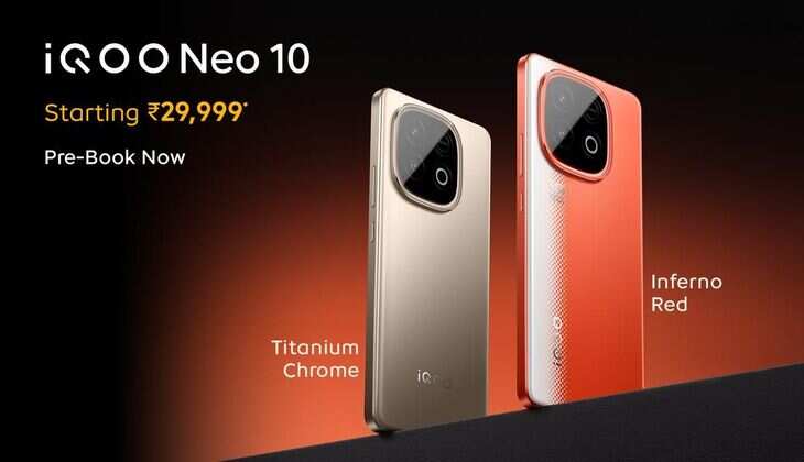 iQOO Neo 10 Launched in India with Snapdragon 8s Gen 4, Starts at ₹29,999 with Offers