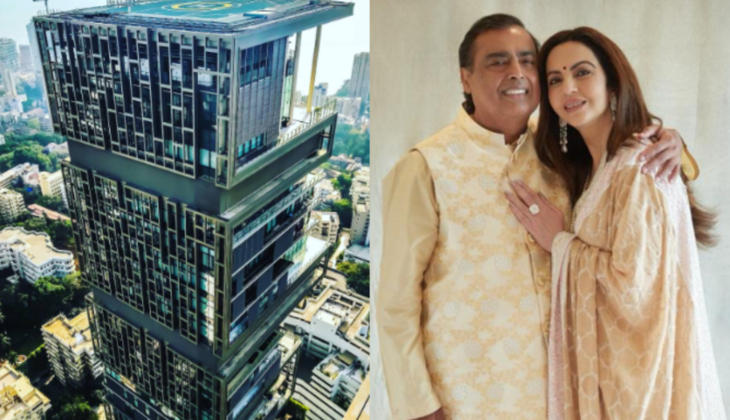 Mukesh Ambani's Family Lives on 27th Floor of Rs 15,000 Crore Antilia