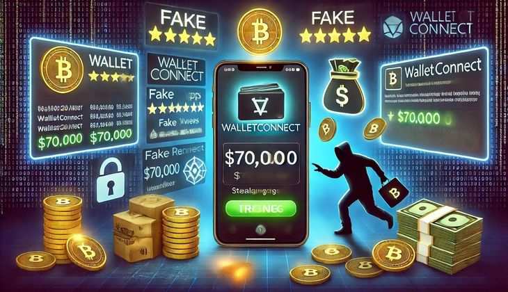 Fake WalletConnect App Steals $70,000 in Crypto Scam: Over 150 Users Tricked