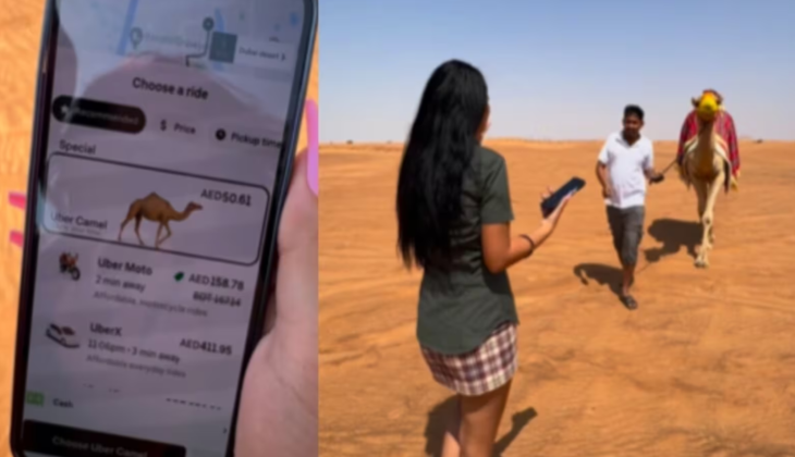 Woman Stuck in the Desert Books a Camel Taxi via Uber and Shocks the Internet!