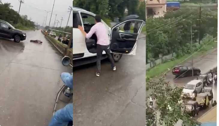 Thane Ambarnath road rage