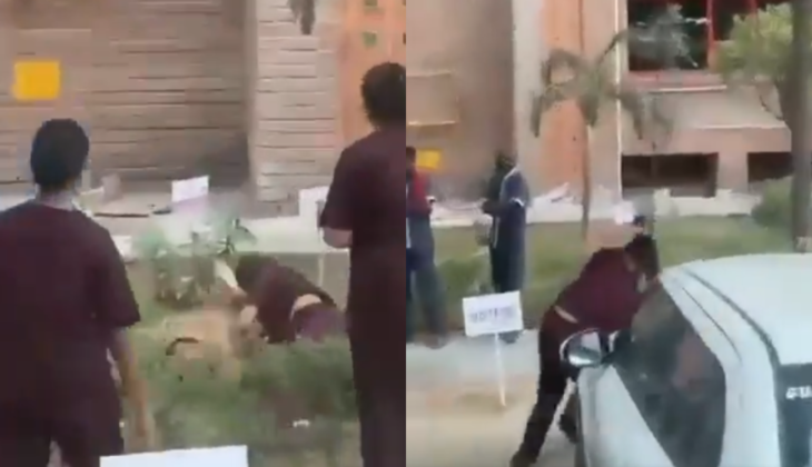 Campus Chaos: Nursing Students Brawl in Viral Video Wrestling Match at Sharda University in Greater Noida!