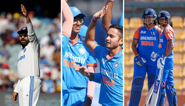 Indian Cricket Team Suffers Triple Defeat in One Day: Losses from Australia to Dubai