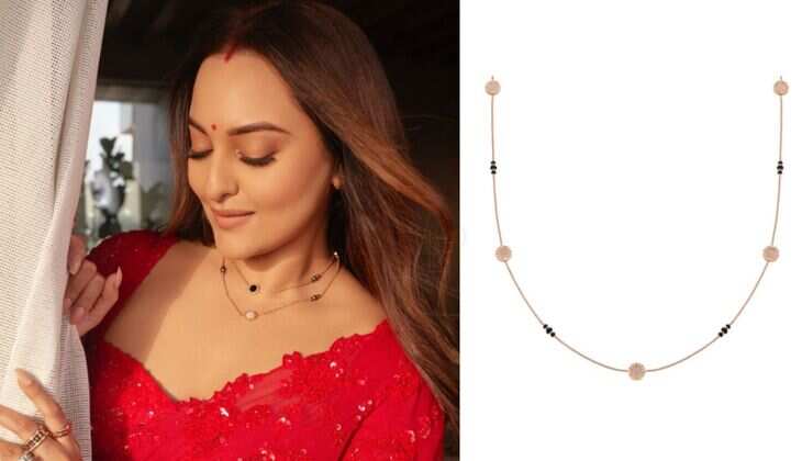 Sonakshi Sinha’s Unique ₹13.6 Lakh Mangalsutra Steals the Spotlight on Her First Karwa Chauth