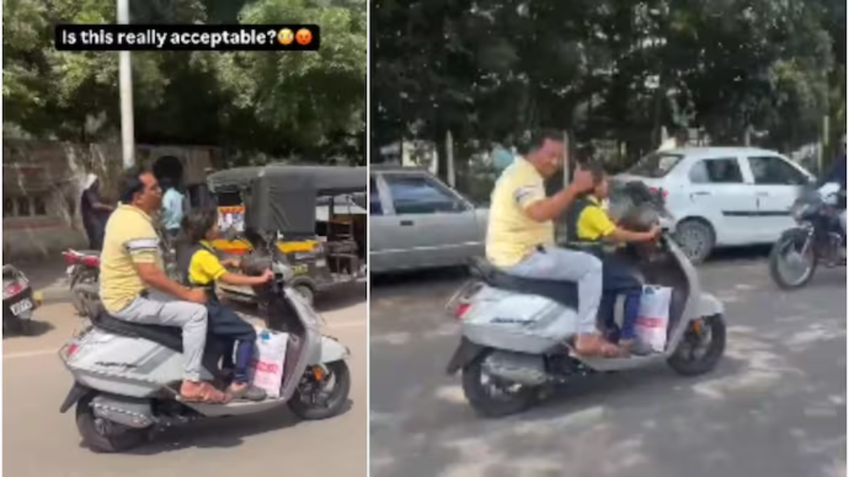 Viral Video of Little Girl Riding Scooter with Dad Ignites Outrage