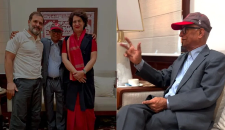Rahul Gandhi suddenly remembered his childhood teacher, the video of the meeting immediately went viral on social media