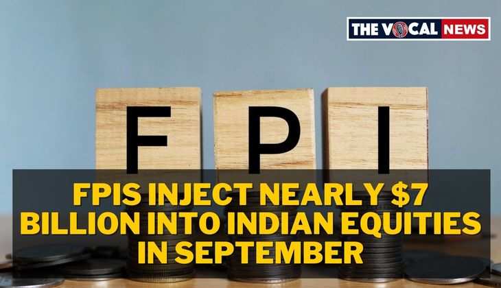 FPIs Inject Nearly $7 Billion into Indian Equities in September