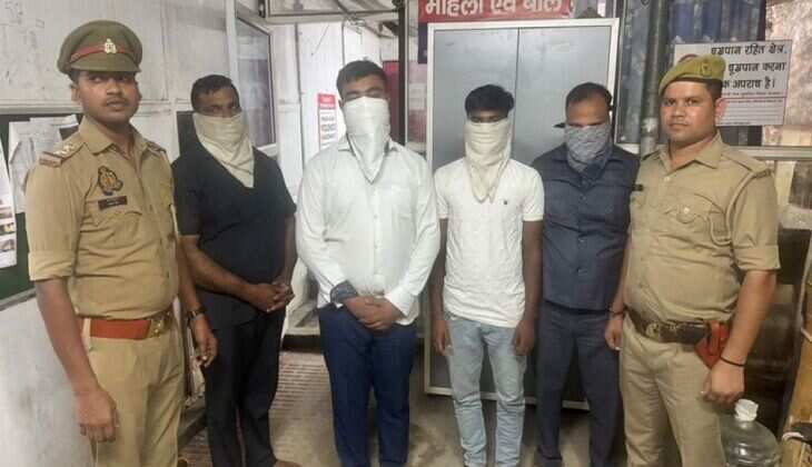 Noida: Man Posing as IAS Officer Arrested with Two Armed Bodyguards! Pistols, Mobiles, and Car Seized