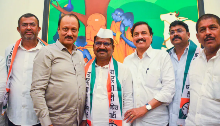   Congress MLA Hiraman Bhika Khoskar Joins Ajit Pawar-Led NCP Ahead of Maharashtra Assembly Elections, Strengthens Party in Nashik