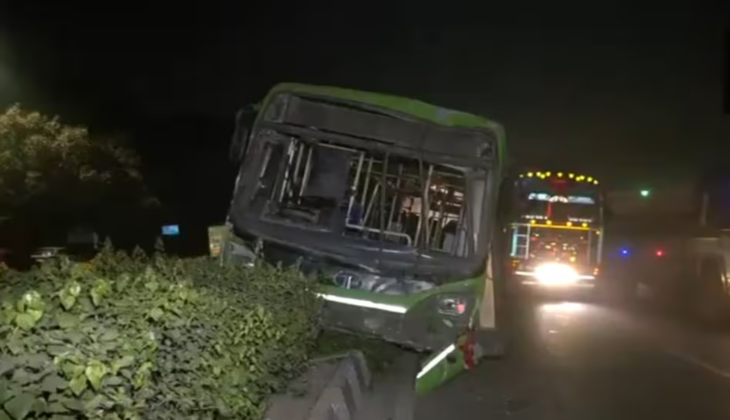 Delhi DTC Bus Loses Course: Freewheeling on Ring Road Kills Two