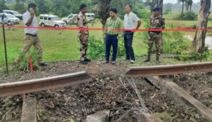 Jharkhand railway track explosion