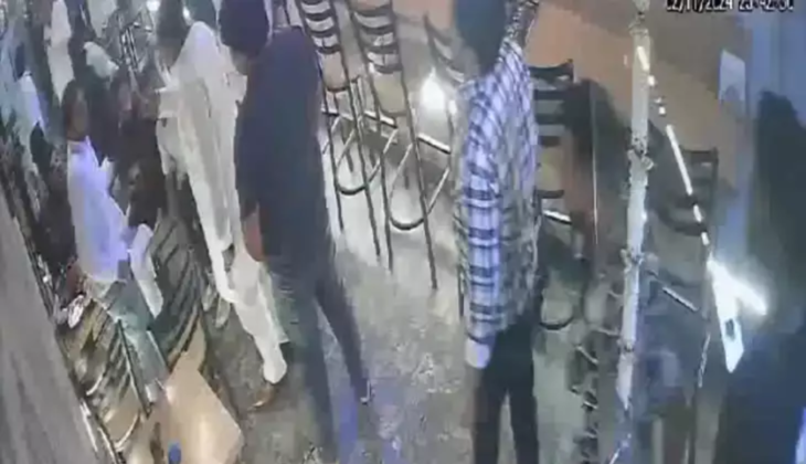 Restaurant Rumble in Hapur: Son of Ex-MLA Accused in Extortion Brawl Worth ₹5 Lakh Caught on CCTV