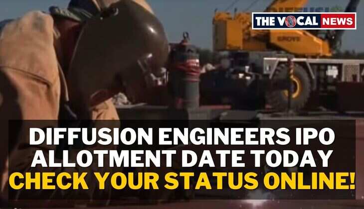 Diffusion Engineers IPO Allotment Date Today: Check Your Status Online! - Read Now
