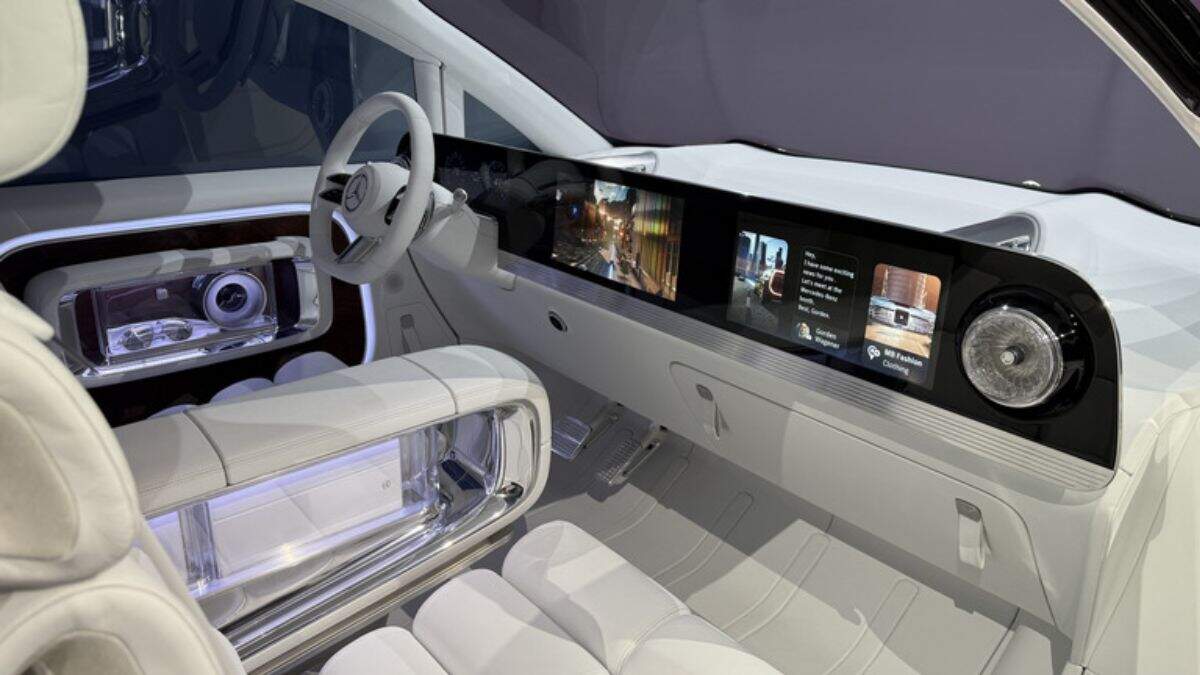 Mercedes-Benz Vision V Concept Debuts as Ultra-Luxury Electric Van