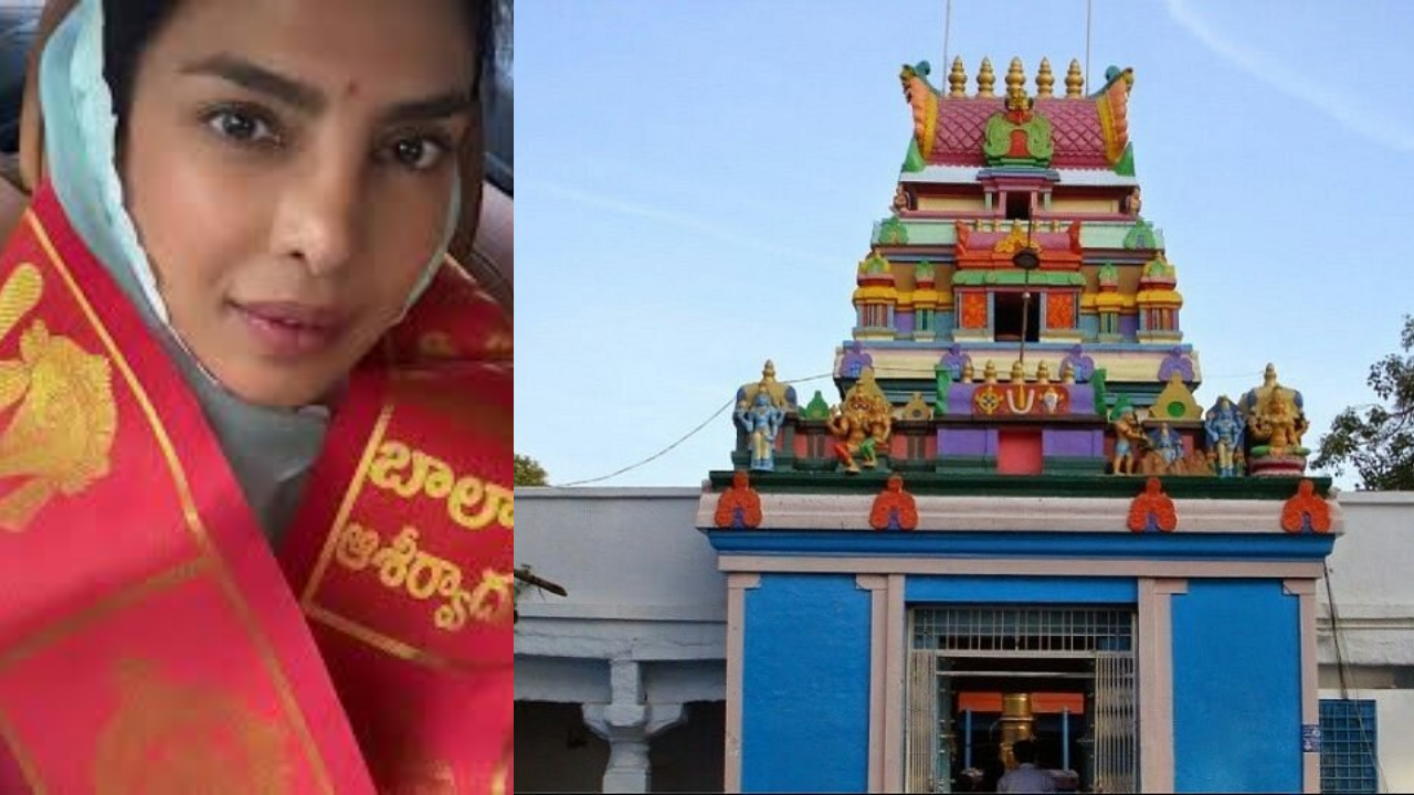 Priyanka in Chilkur Balaji Temple