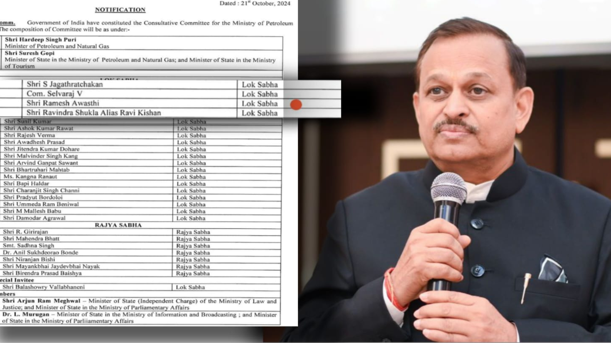 MP Ramesh Awasthi Joins Petroleum & Natural Gas Ministry Advisory Committee