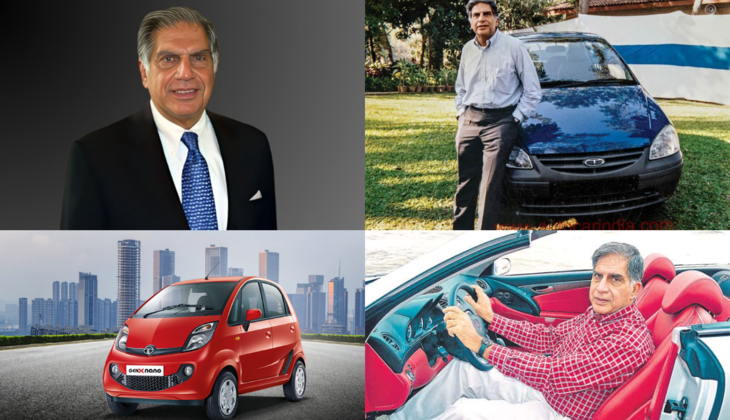 Ratan Tata's Quirky Car Collection: From the Iconic Tata Nano to Luxury Rides Like Maserati and Mercedes-Benz!