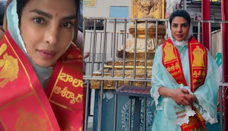 Priyanka Chopra In Chilkur Balaji Temple