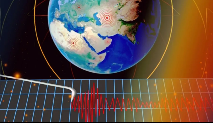 Earthquake tremors in three countries