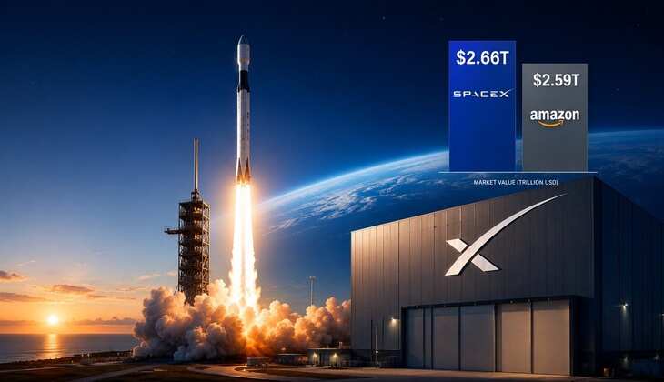 SpaceX Overtakes Amazon
