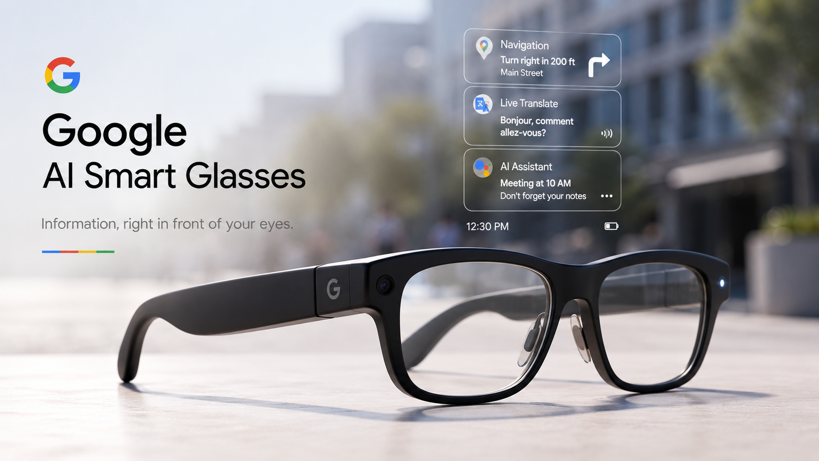 Google's AI Smart Glasses