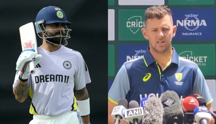 Virat Kohli vs Josh Hazlewood: Mind games are unfolding as Hazlewood bounces out Kohli in Perth.