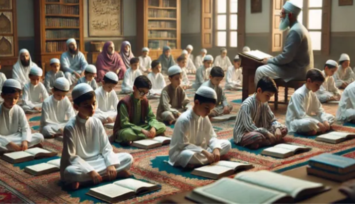 Muslim kids school enrollment