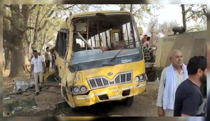 15 Children Injured as School Bus Overturns and Falls Into Gorge in Panchkula