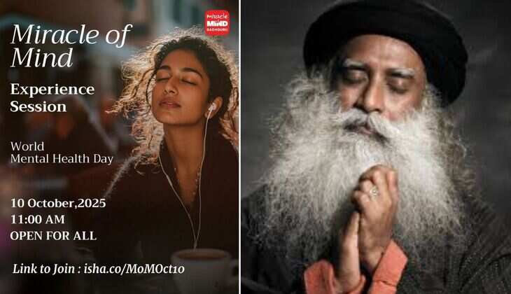 Sadhguru on World Mental Health Day: Invest 7 Minutes Daily for a Healthy Mind