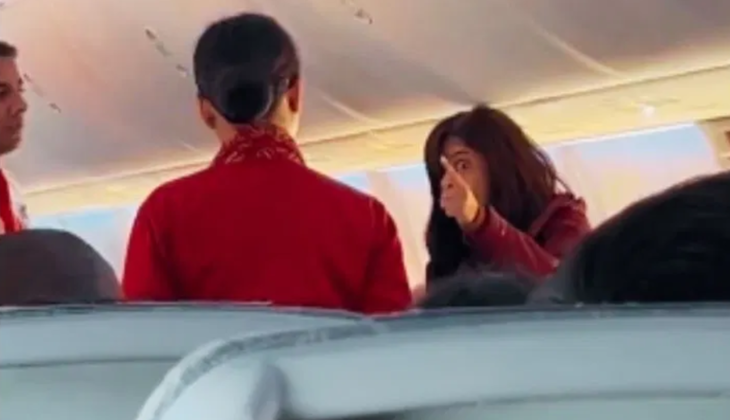 Flight Drama: Woman's Outburst Over Seat Goes Viral, Internet Reacts with Memes