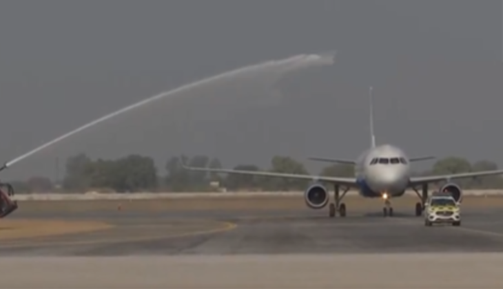 Noida International Airport Achieves Milestone with First Flight Landing in Jewar